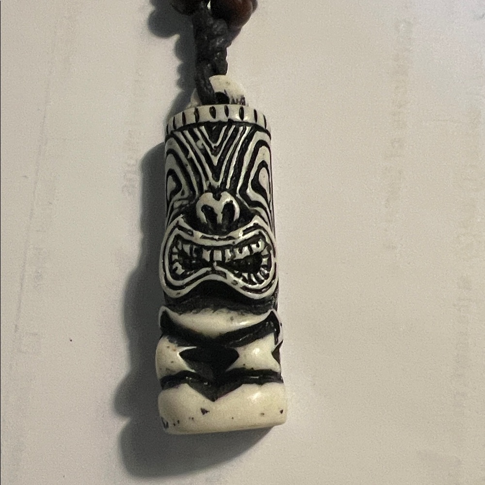 Stanley Monochrome Tiki Pendant